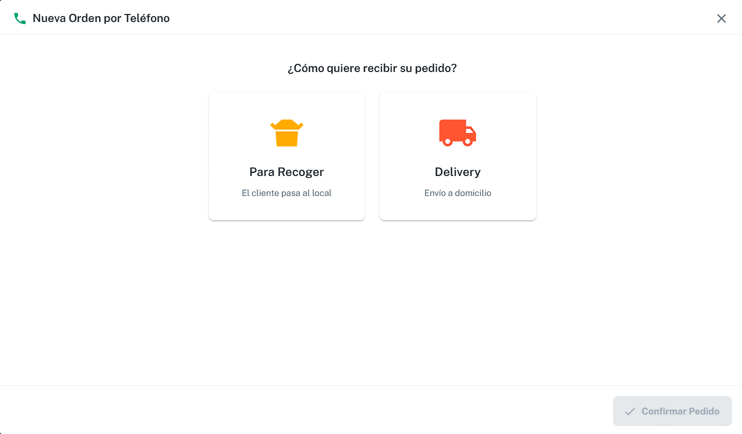 Interfaz de Order_Creation_Node
