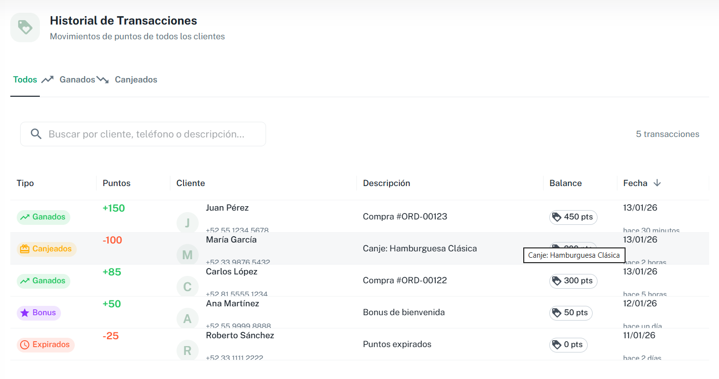 Interfaz de Transaction_Legacy