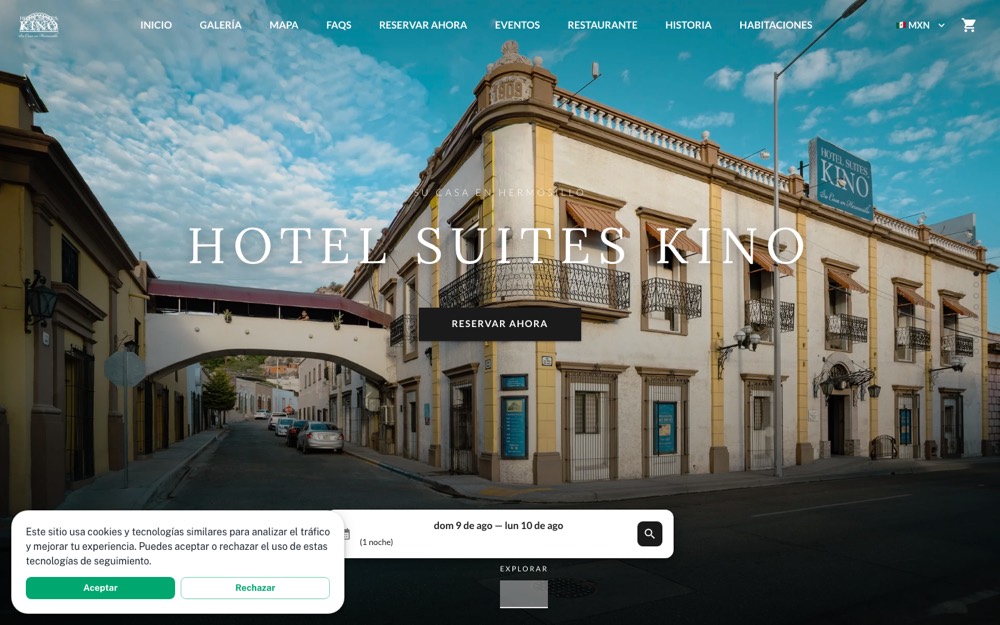 Hotel Suites Kino: sitio hecho con Rotamundos