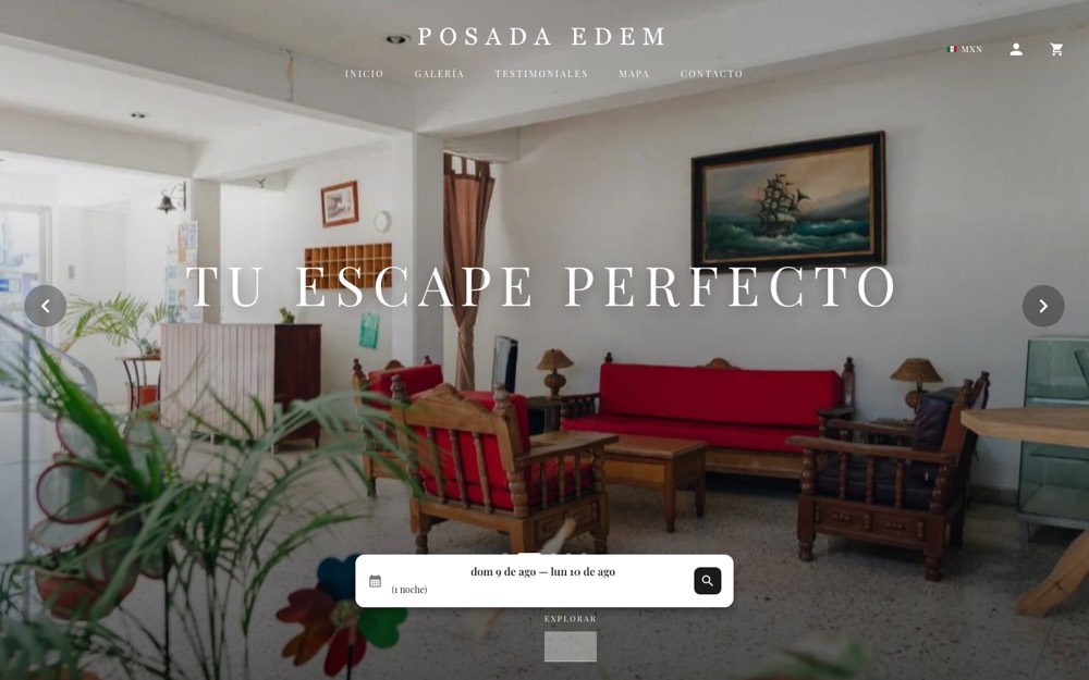 Posada EDEM: sitio hecho con Rotamundos